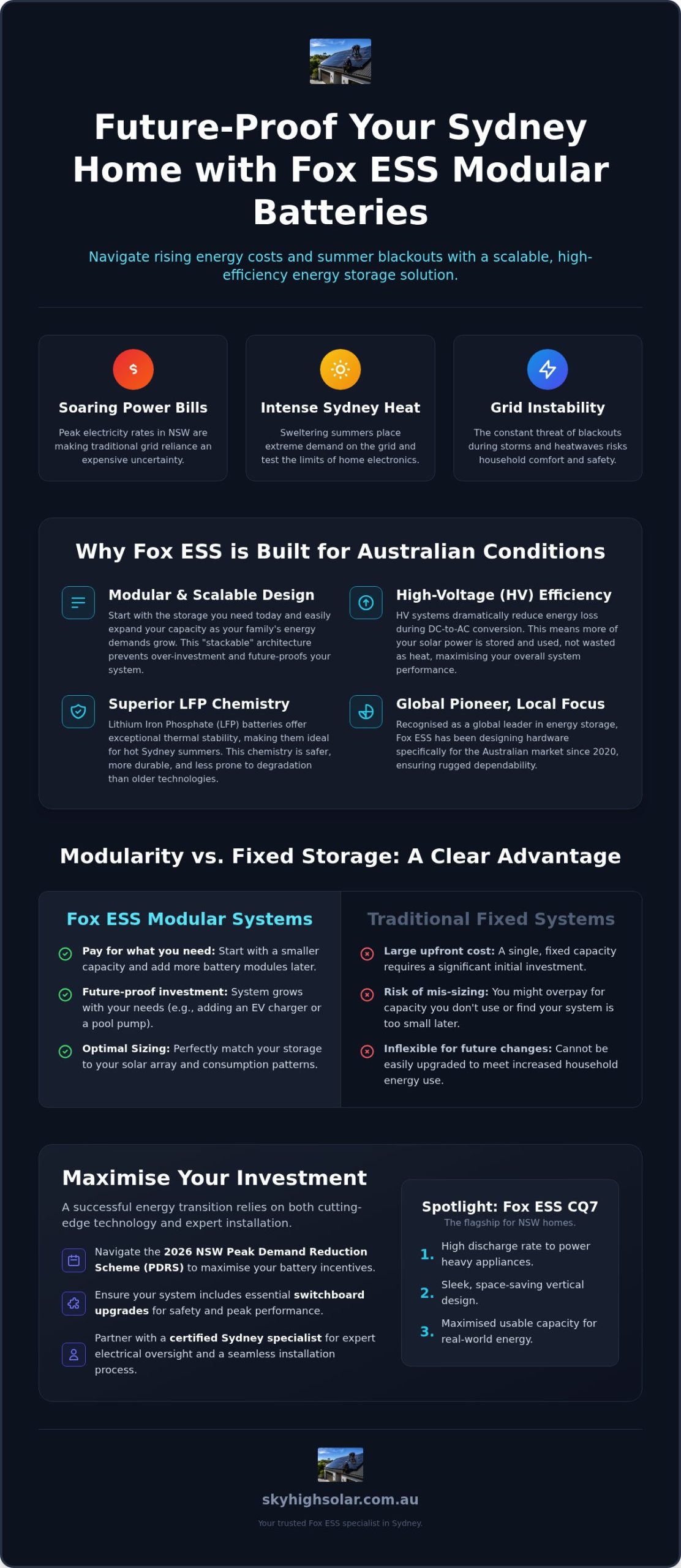 Fox ESS Battery Sydney: The 2026 Homeowner’s Guide to Energy Storage