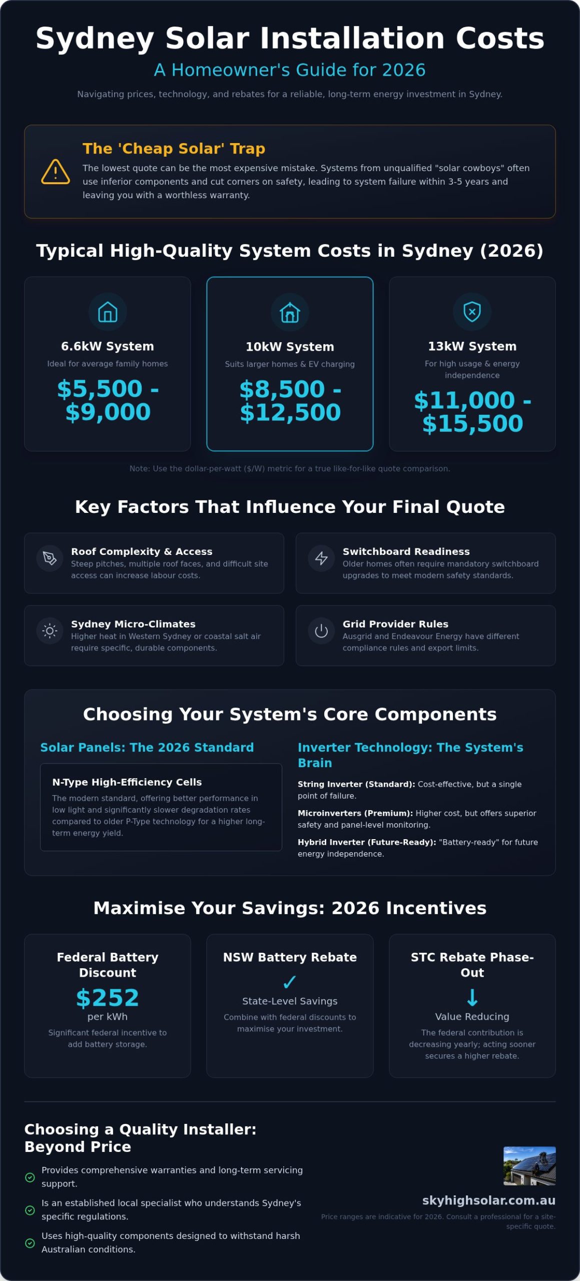 Solar Panel Installation Cost Sydney 2026: The Complete Homeowner’s Pricing Guide