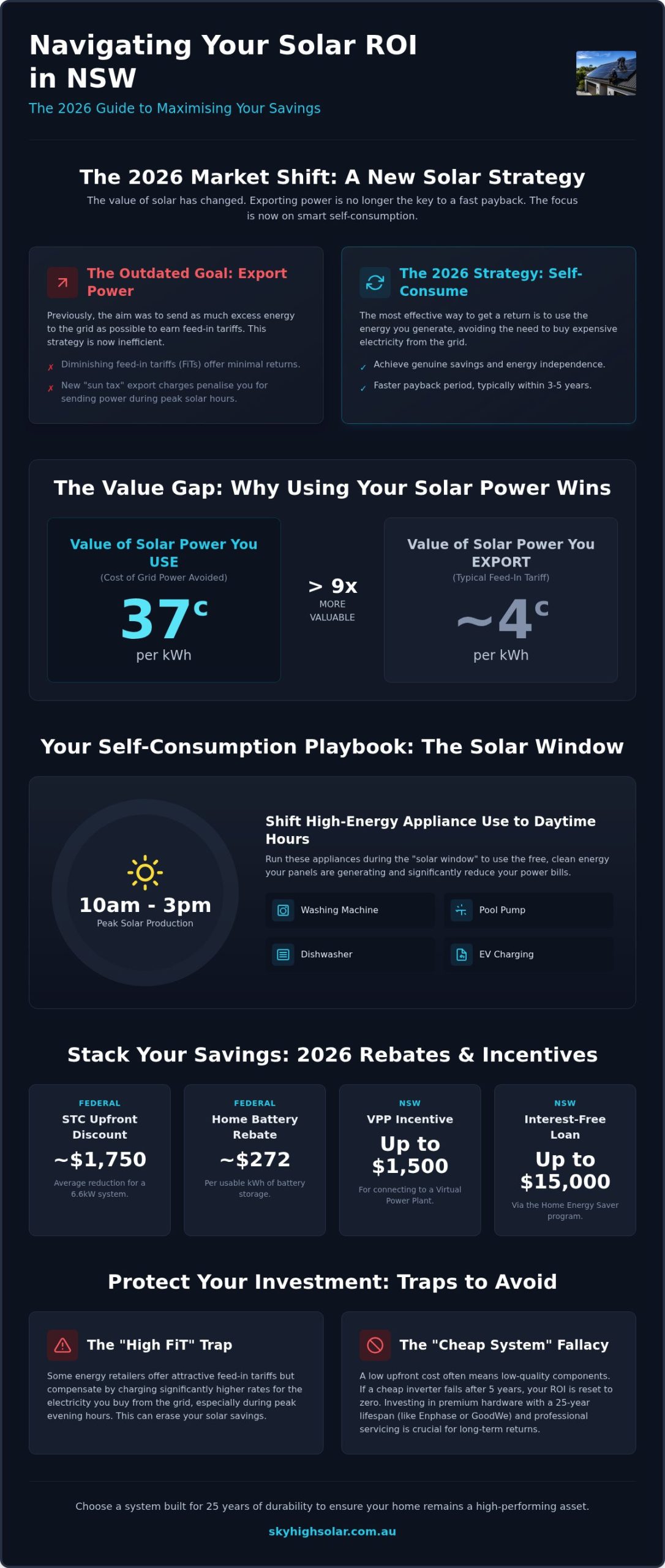 Solar Panel ROI NSW: The 2026 Guide to Payback and Feed-In Tariffs