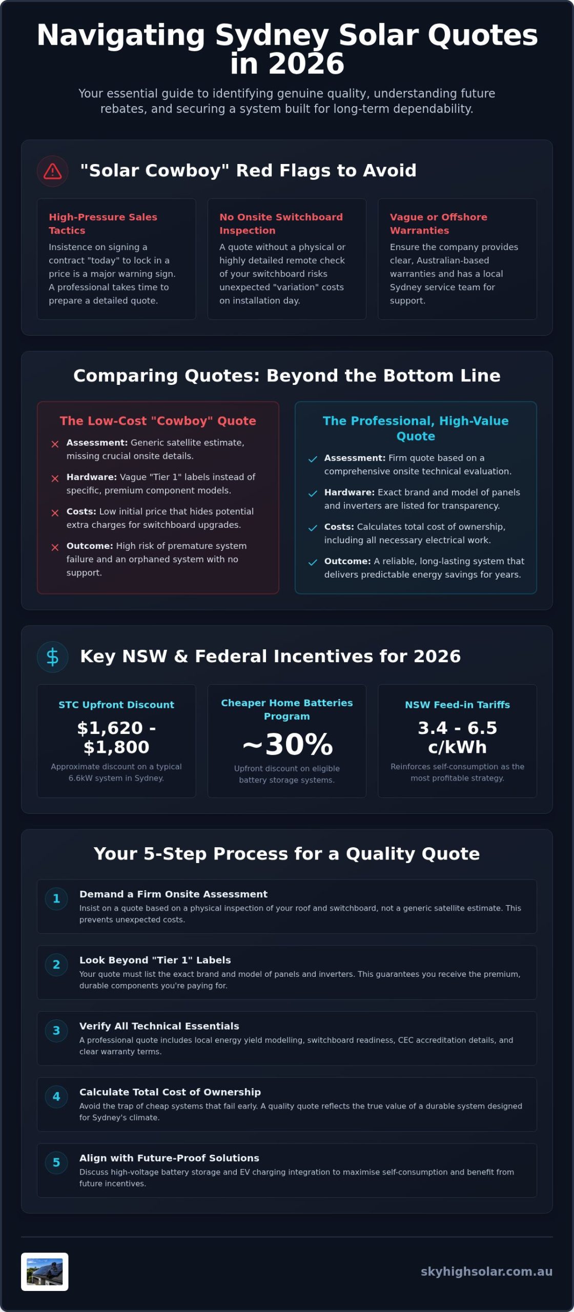 Getting a Solar Quote in Sydney: The 2026 Homeowner’s Step-by-Step Guide