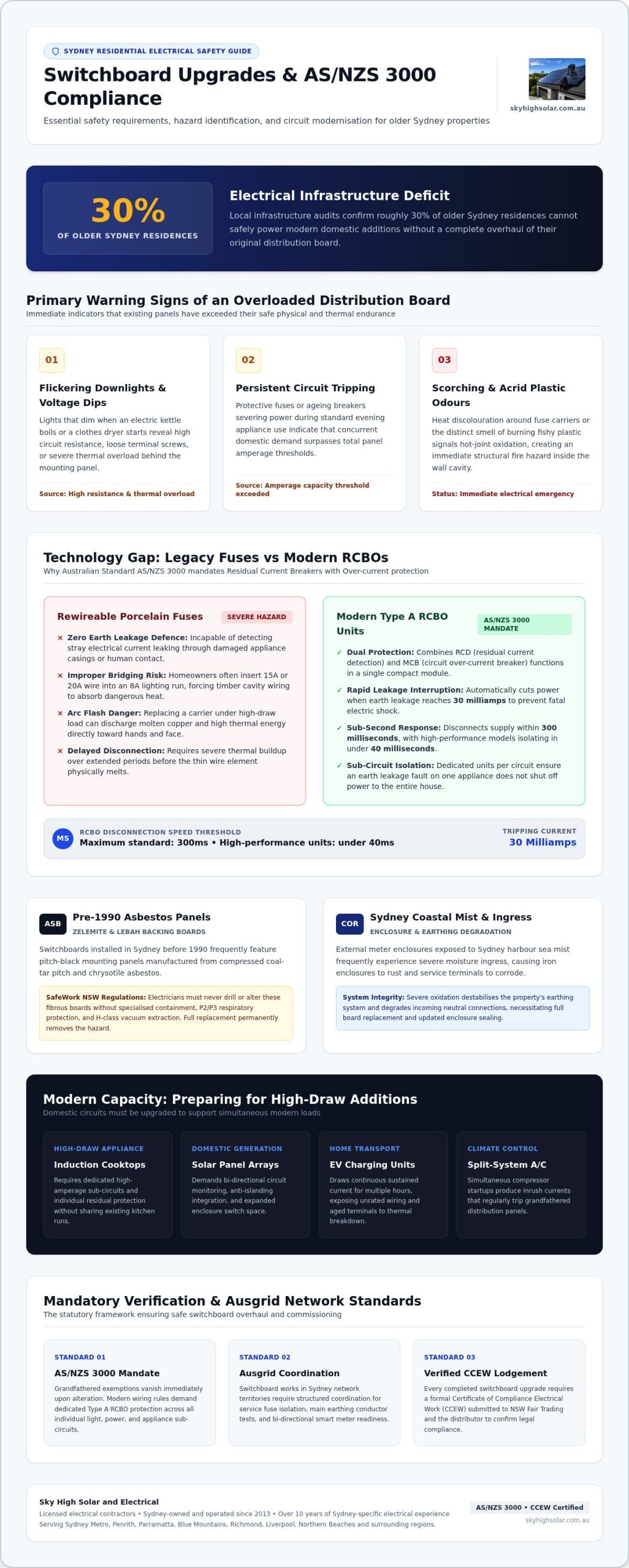Switchboard Upgrade North Sydney: The 2026 Homeowner Safety Guide